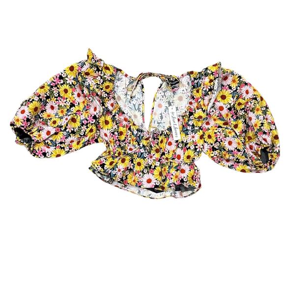 NWT For Love & Lemons Glenn Crop Top - Picture 4 of 8